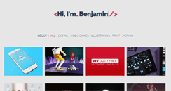 Desktop Screenshot of benjamintrigalou.com